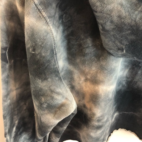 odd future crop hoodie medium black tie dye A32 - Picture 5 of 7